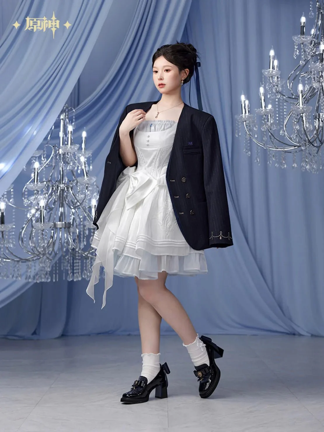[OFFICIAL] Genshin Impact Furina Impression Series - Fishbone Strap Dress - Image 5