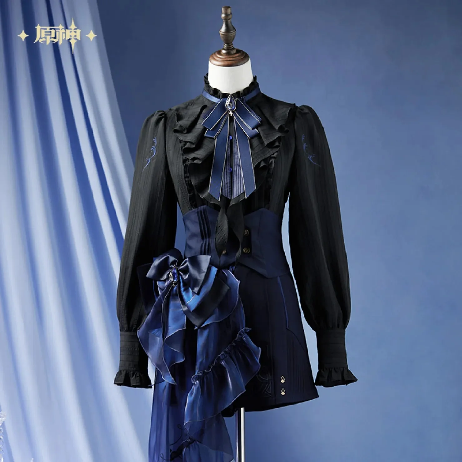 [OFFICIAL] Genshin Impact Furina Impression Series - Long Sleeve Fitted Shirt - Image 3