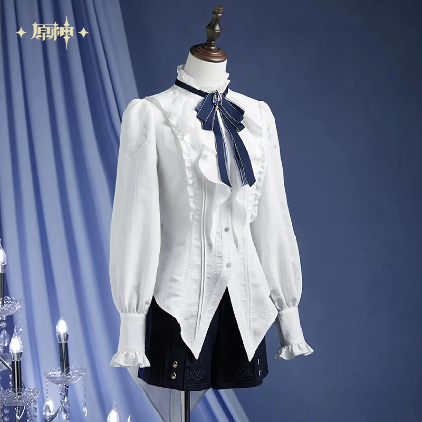 [OFFICIAL] Genshin Impact Furina Impression Series - Long Sleeve Fitted Shirt - Image 4