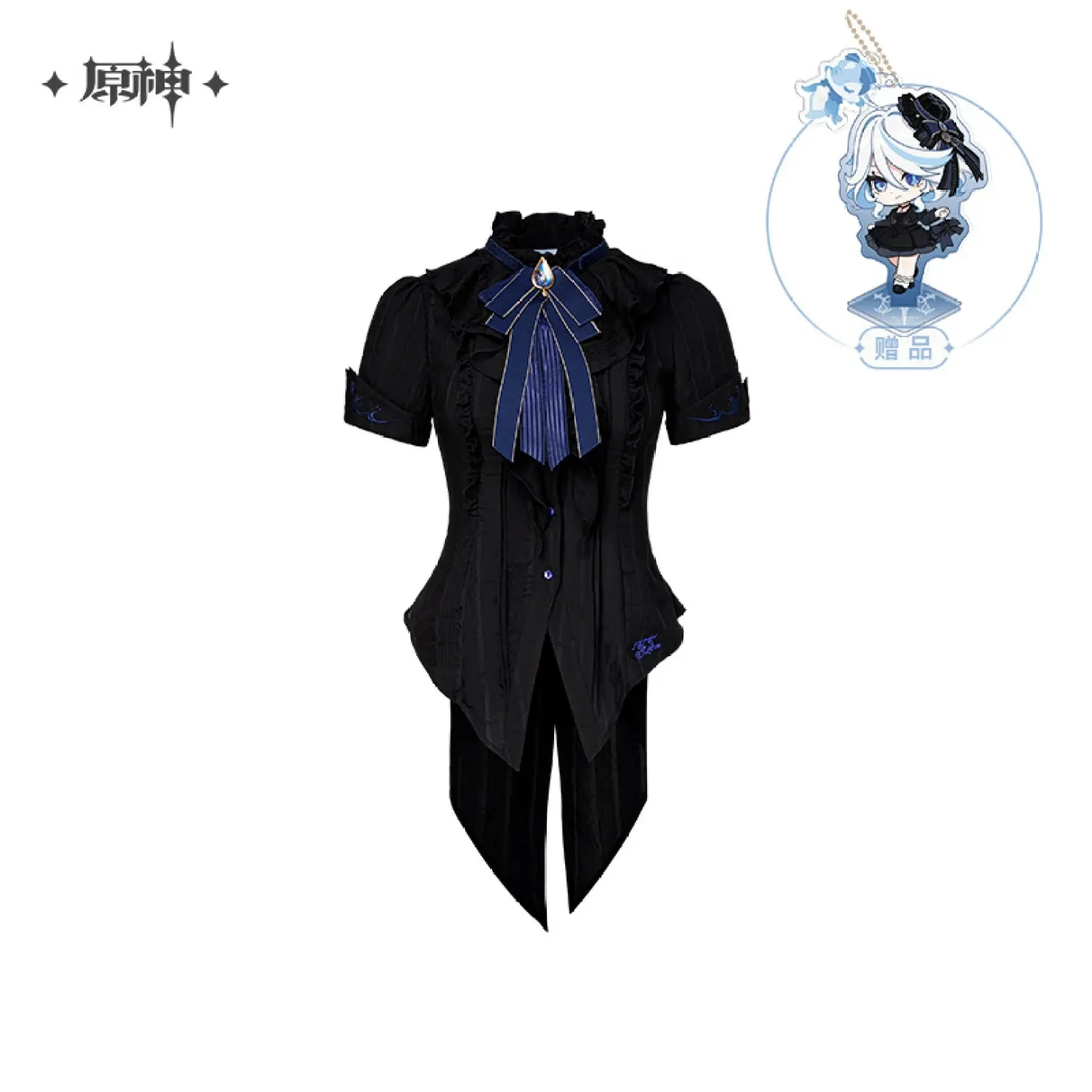 [OFFICIAL] Genshin Impact Furina Impression Series - Short-sleeved Waist-tightening Shirt - Image 7