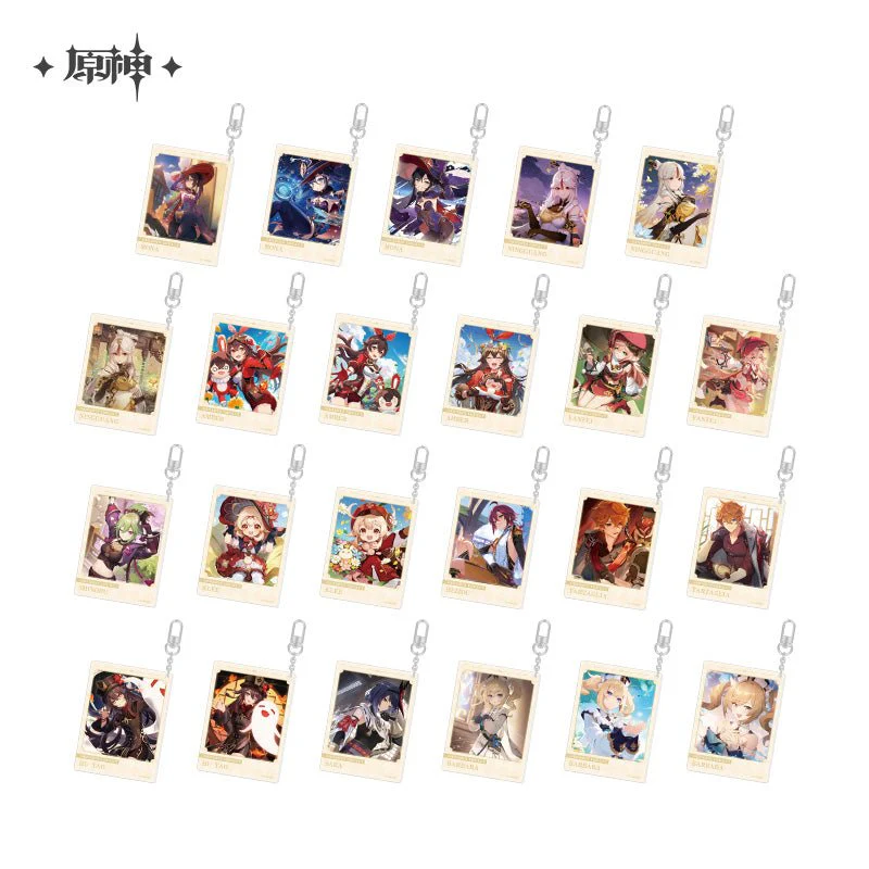 [OFFICIAL] Genshin Impact Happy Birthday Series Character Acrylic Pendant