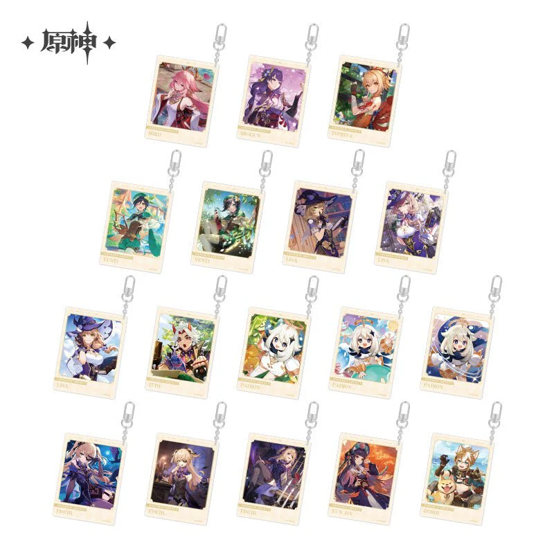 [OFFICIAL] Genshin Impact Happy Birthday Series Character Acrylic Pendant - Image 2
