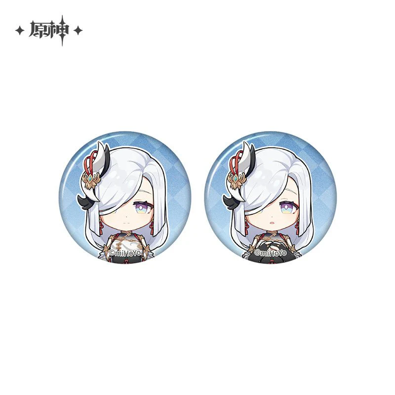 [OFFICIAL] Genshin Impact Happy Birthday Series Treasured Memories Character Mini Badge Set - Image 10
