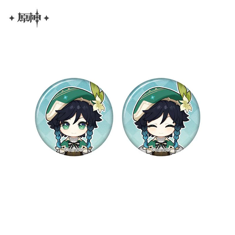 [OFFICIAL] Genshin Impact Happy Birthday Series Treasured Memories Character Mini Badge Set - Image 14