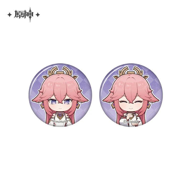 [OFFICIAL] Genshin Impact Happy Birthday Series Treasured Memories Character Mini Badge Set - Image 15