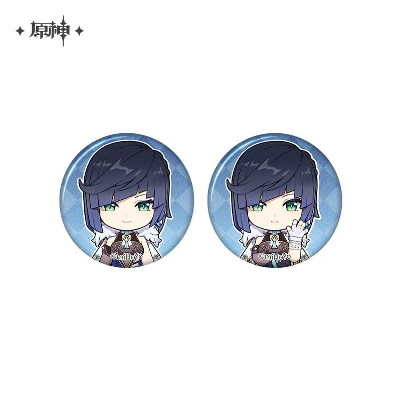[OFFICIAL] Genshin Impact Happy Birthday Series Treasured Memories Character Mini Badge Set - Image 4