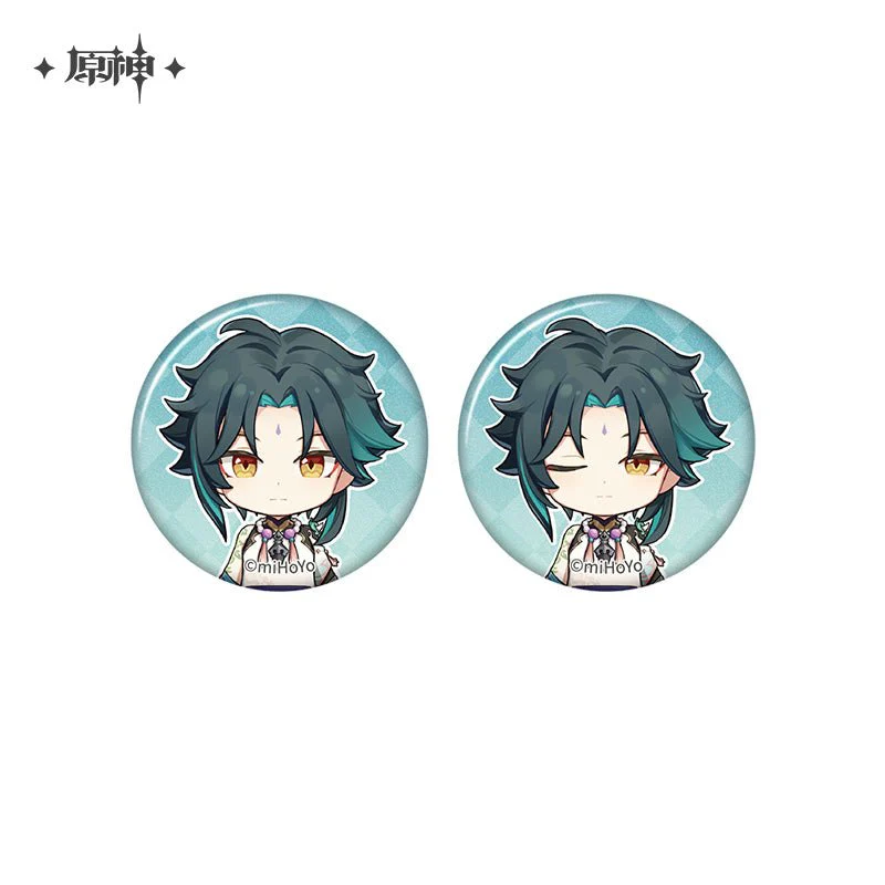 [OFFICIAL] Genshin Impact Happy Birthday Series Treasured Memories Character Mini Badge Set - Image 5
