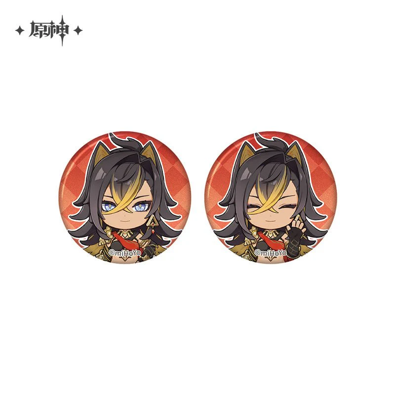 [OFFICIAL] Genshin Impact Happy Birthday Series Treasured Memories Character Mini Badge Set - Image 6