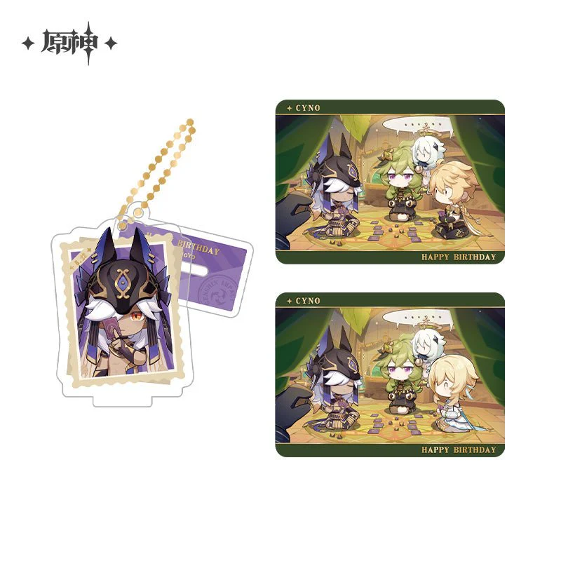 [OFFICIAL] Genshin Impact Happy Birthday Series Treasured Memories Character Stand Figure and Collection Cards Set - Image 13