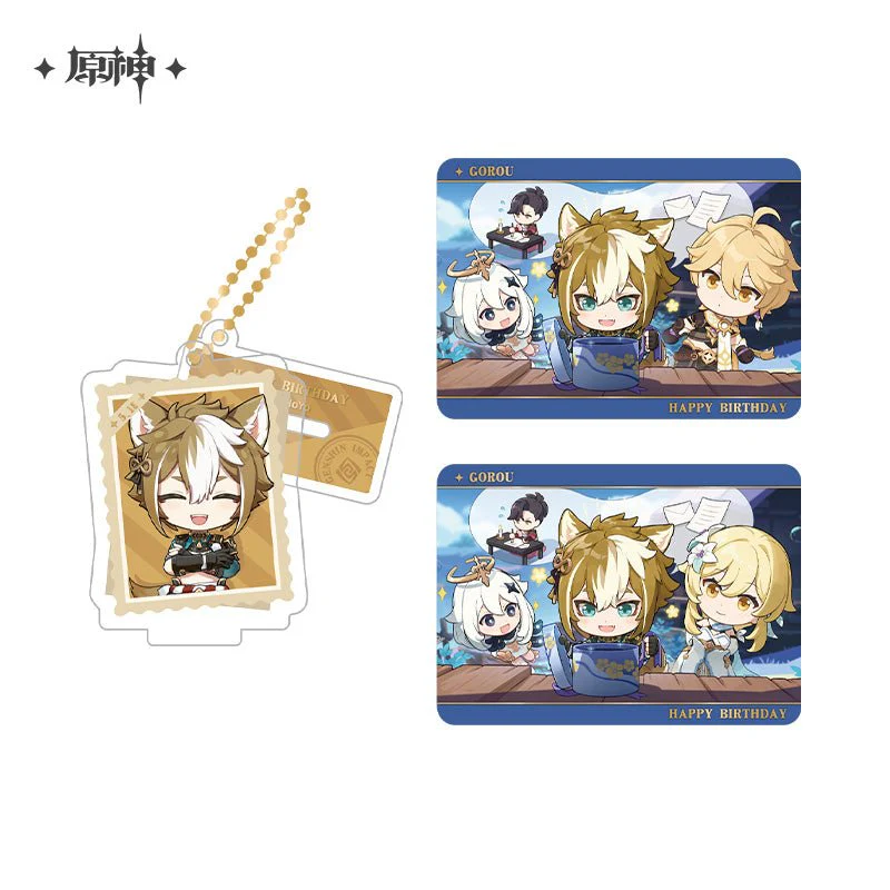 [OFFICIAL] Genshin Impact Happy Birthday Series Treasured Memories Character Stand Figure and Collection Cards Set - Image 15