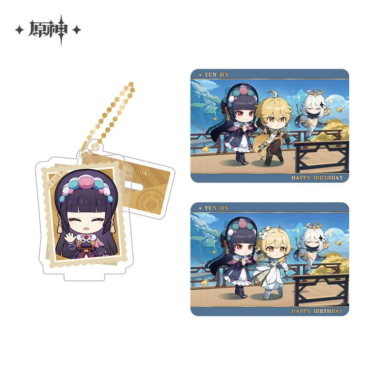 [OFFICIAL] Genshin Impact Happy Birthday Series Treasured Memories Character Stand Figure and Collection Cards Set - Image 16