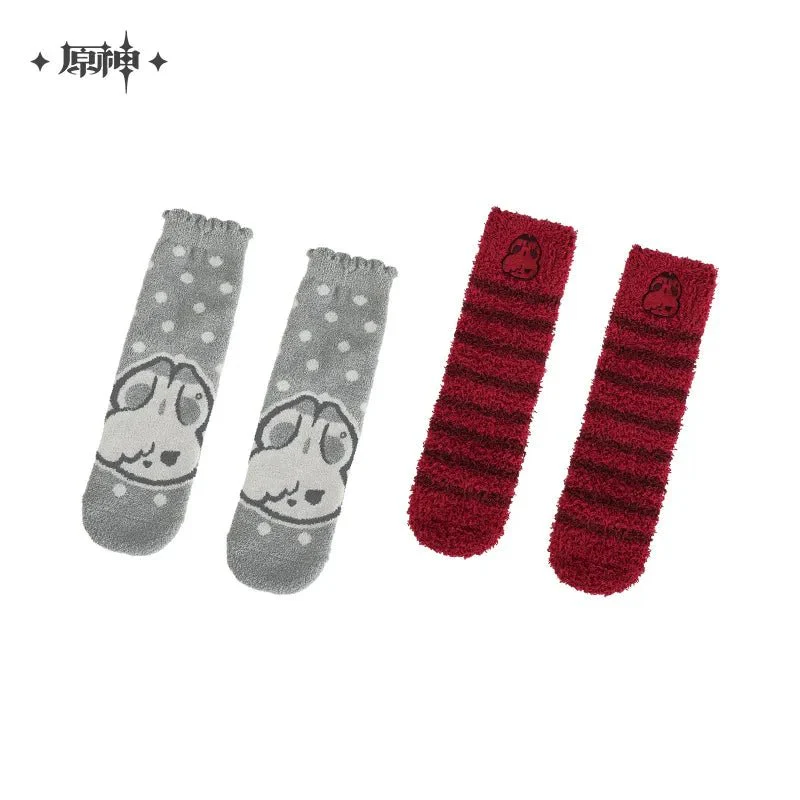 [OFFICIAL] Genshin Impact House of The Hearth Winter Series Home Plush Socks (2 Pack) - Image 5