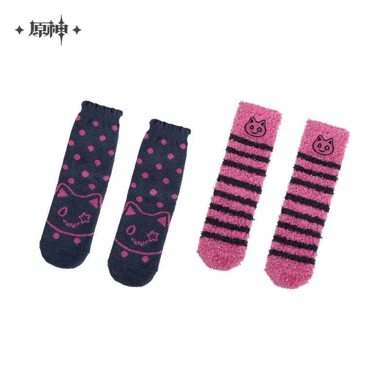 [OFFICIAL] Genshin Impact House of The Hearth Winter Series Home Plush Socks (2 Pack) - Image 6