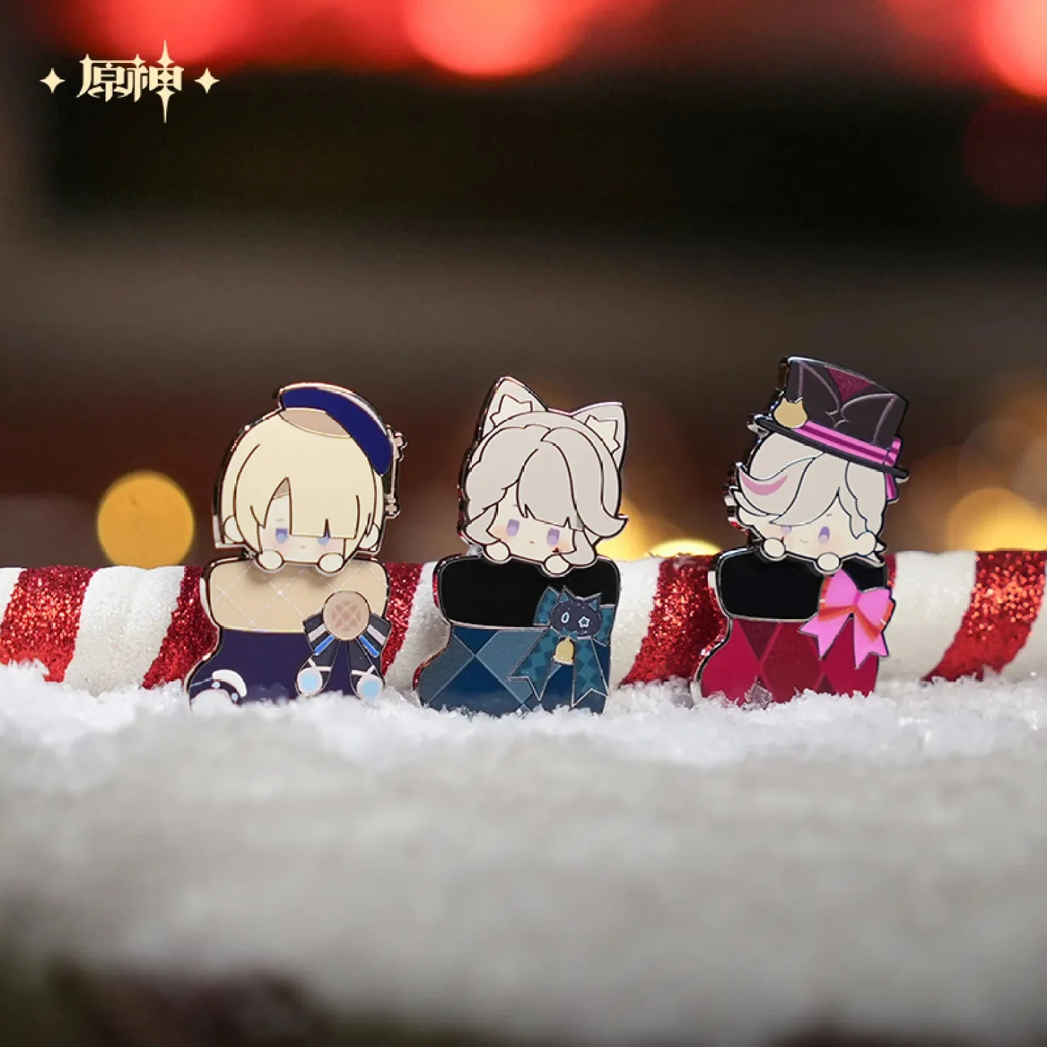 [OFFICIAL] Genshin Impact House of The Hearth Winter Series Metal Badge - Image 2