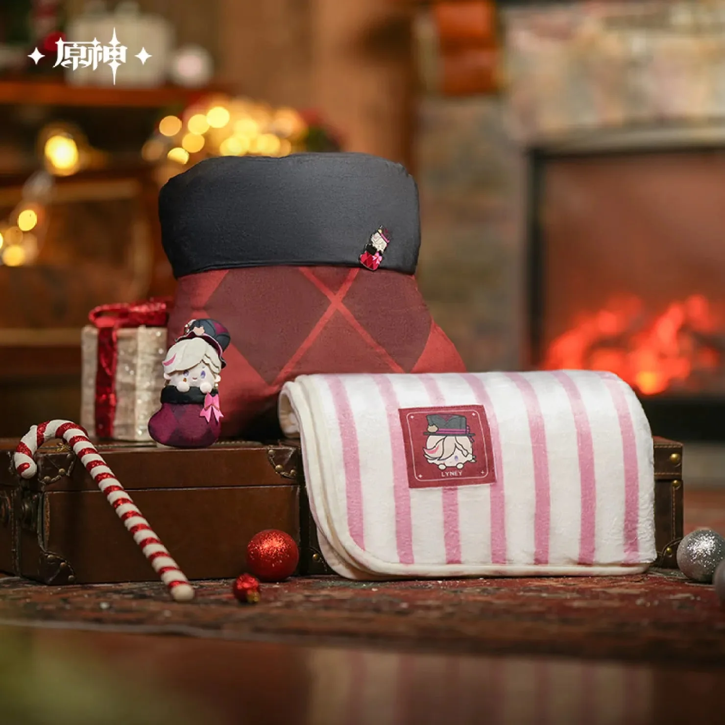 [OFFICIAL] Genshin Impact House of The Hearth Winter Series Pillow and Blanket Set - Image 2