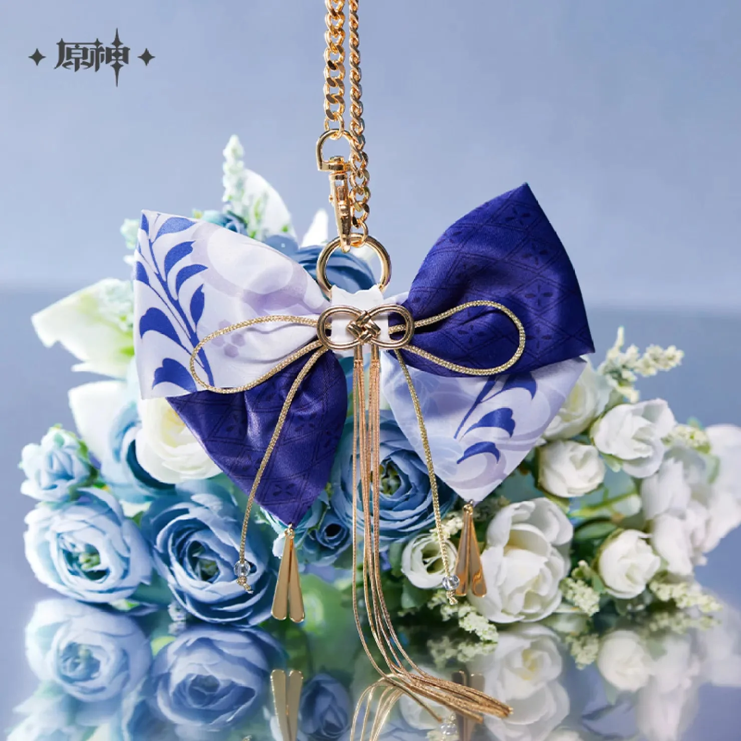 [OFFICIAL] Genshin Impact Kamisato Ayato Impression Series Accessories - Bow Hair Pendant - Image 4