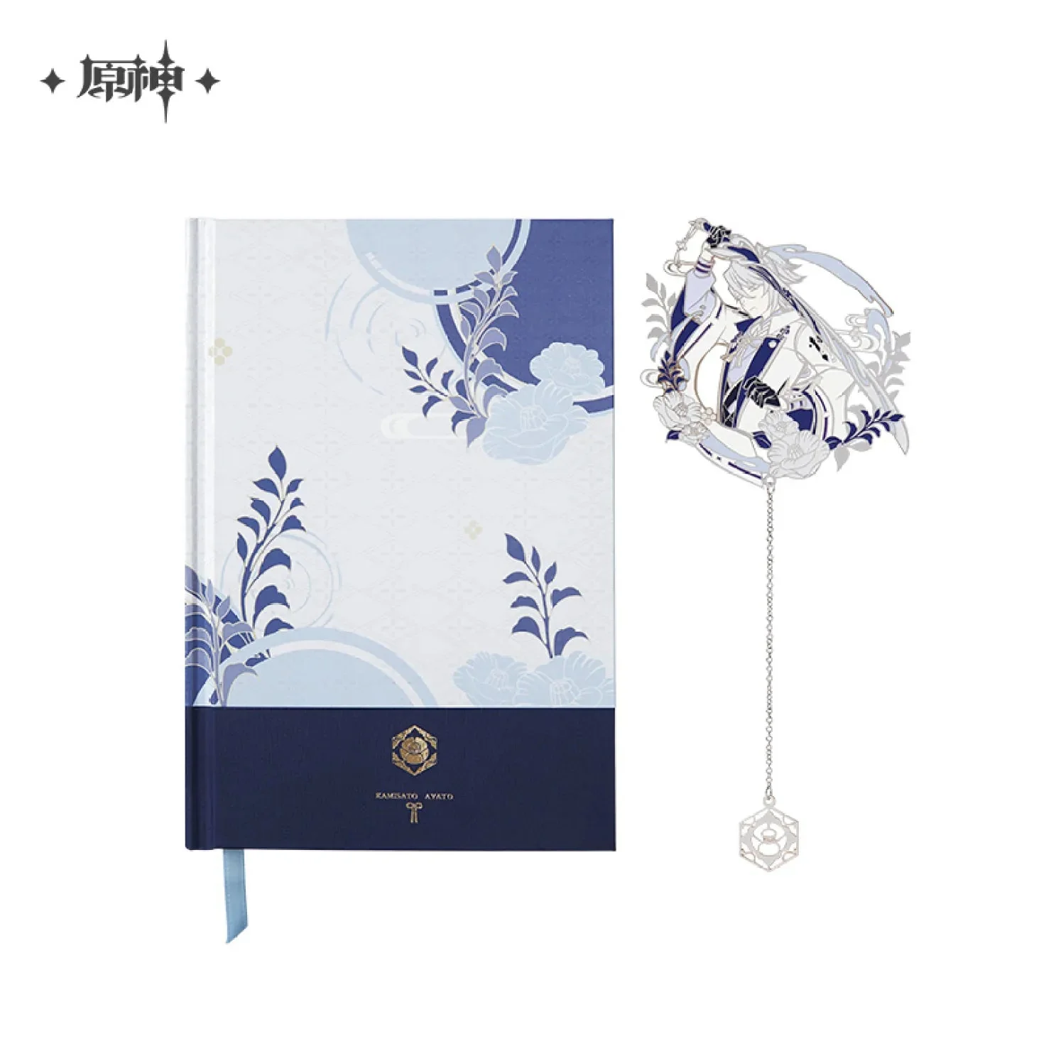 [OFFICIAL] Genshin Impact Kamisato Ayato Impression Series Accessories - Notebook / Bookmark Gift Box - Image 6