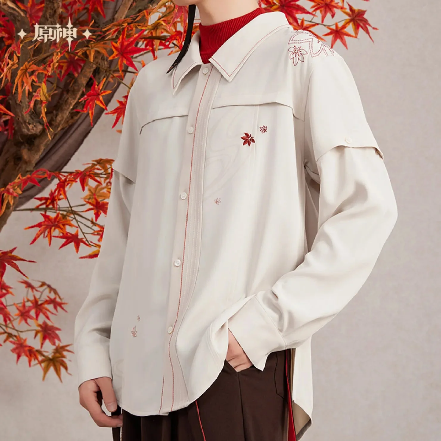[OFFICIAL] Genshin Impact Kazuha Impression Long Sleeve Shirt Set - Image 3