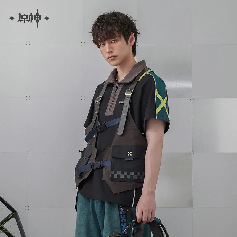 [OFFICIAL] Genshin Impact Kinich Impression Series Clothes - Short-Sleeve POLO Shirt - Image 4