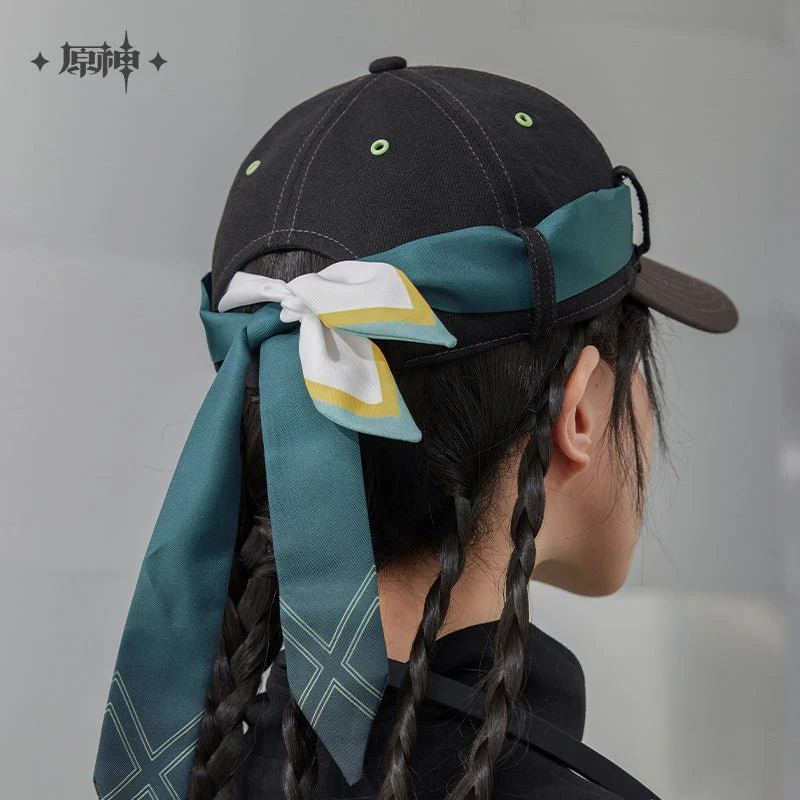 [OFFICIAL] Genshin Impact Kinich Impression Series Accessories - Streamer Denim Baseball Cap - Image 3