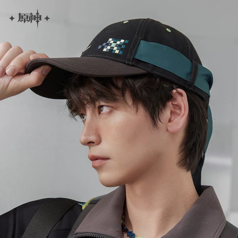 [OFFICIAL] Genshin Impact Kinich Impression Series Accessories - Streamer Denim Baseball Cap - Image 4
