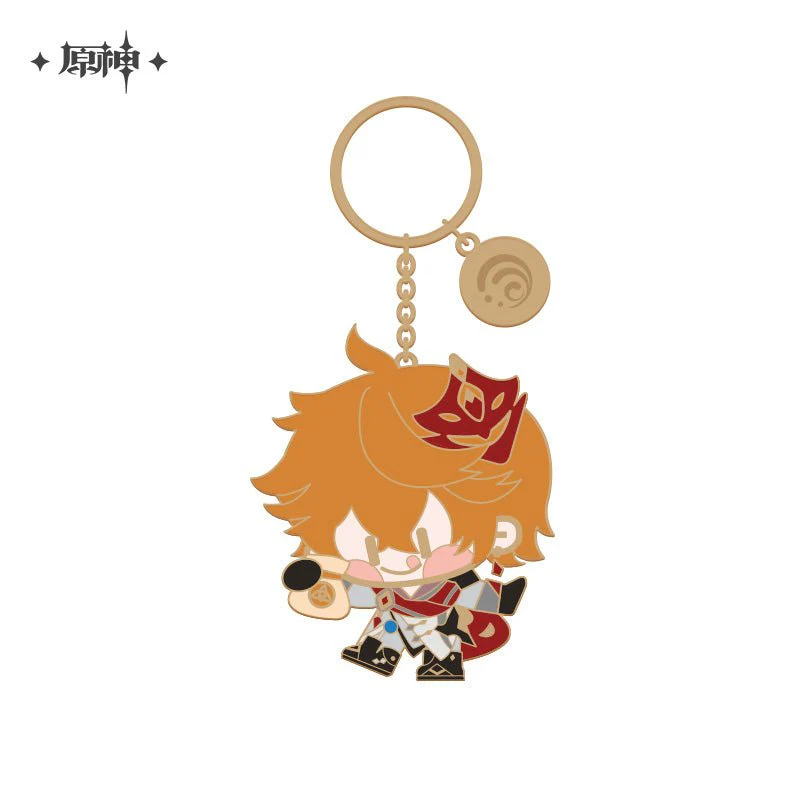 [OFFICIAL] Genshin Impact Large Character Cute Metal Keychain Pendant - Image 11