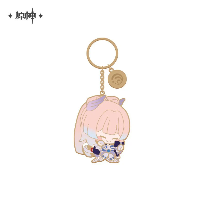 [OFFICIAL] Genshin Impact Large Character Cute Metal Keychain Pendant - Image 3