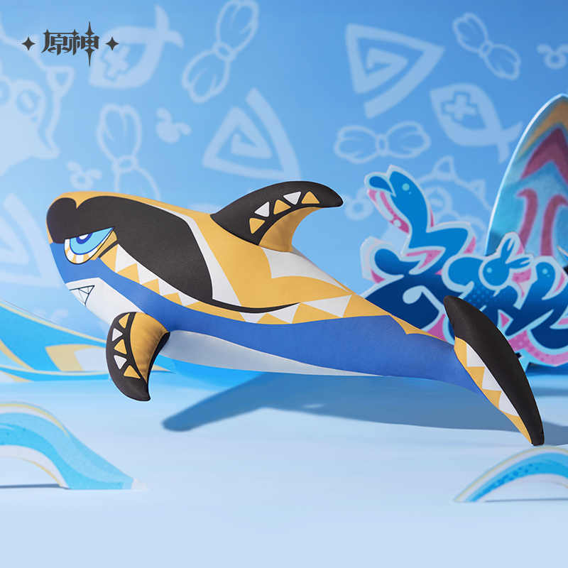 [OFFICIAL] Mualani's Sharky Surfboard Throw Pillow - Image 2