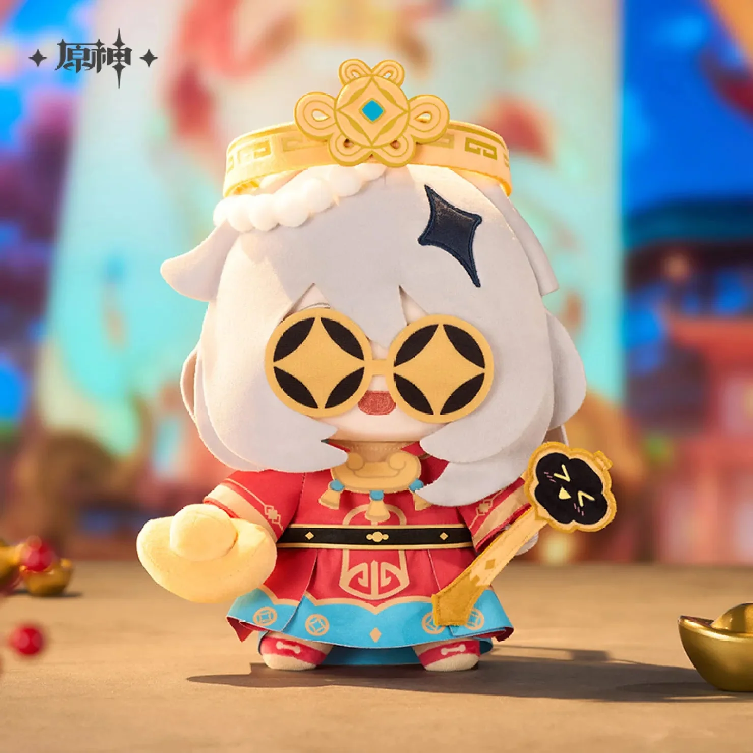 [OFFICIAL] Genshin Impact Paimon "God of Fortune" Plush Toy