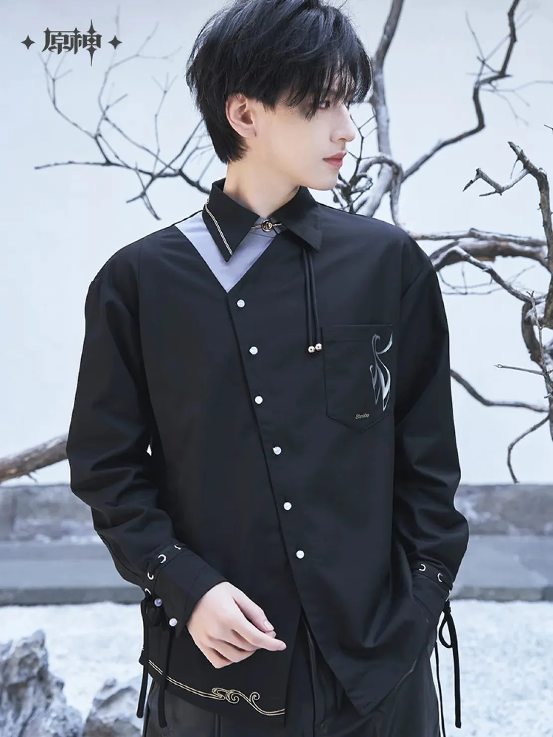 [OFFICIAL] Genshin Impact Shenhe Impression Series Clothes and Accessories - Casual Shirt - Image 3
