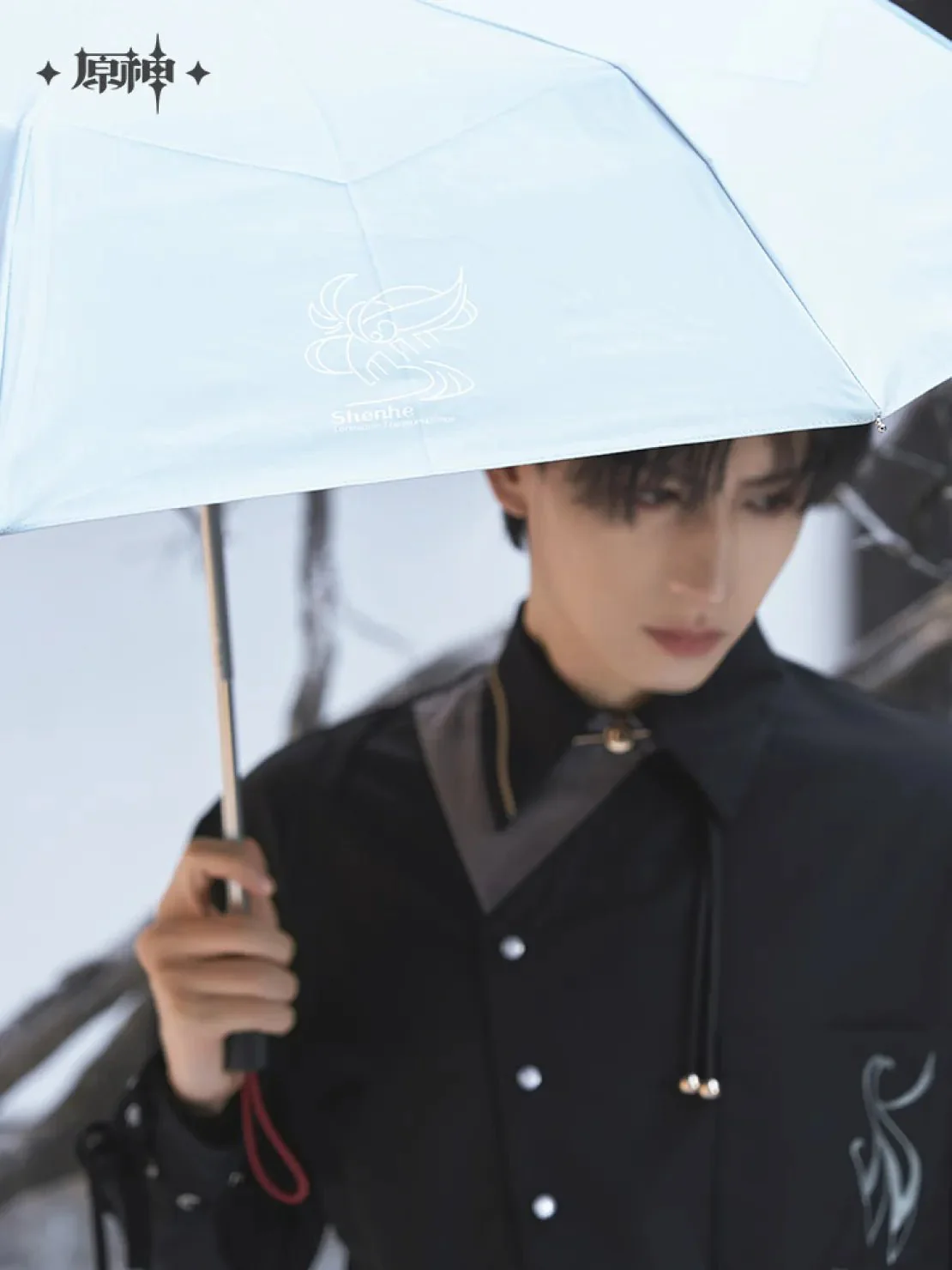 [OFFICIAL] Genshin Impact Shenhe Impression Series Clothes and Accessories - Folding Umbrella - Image 3