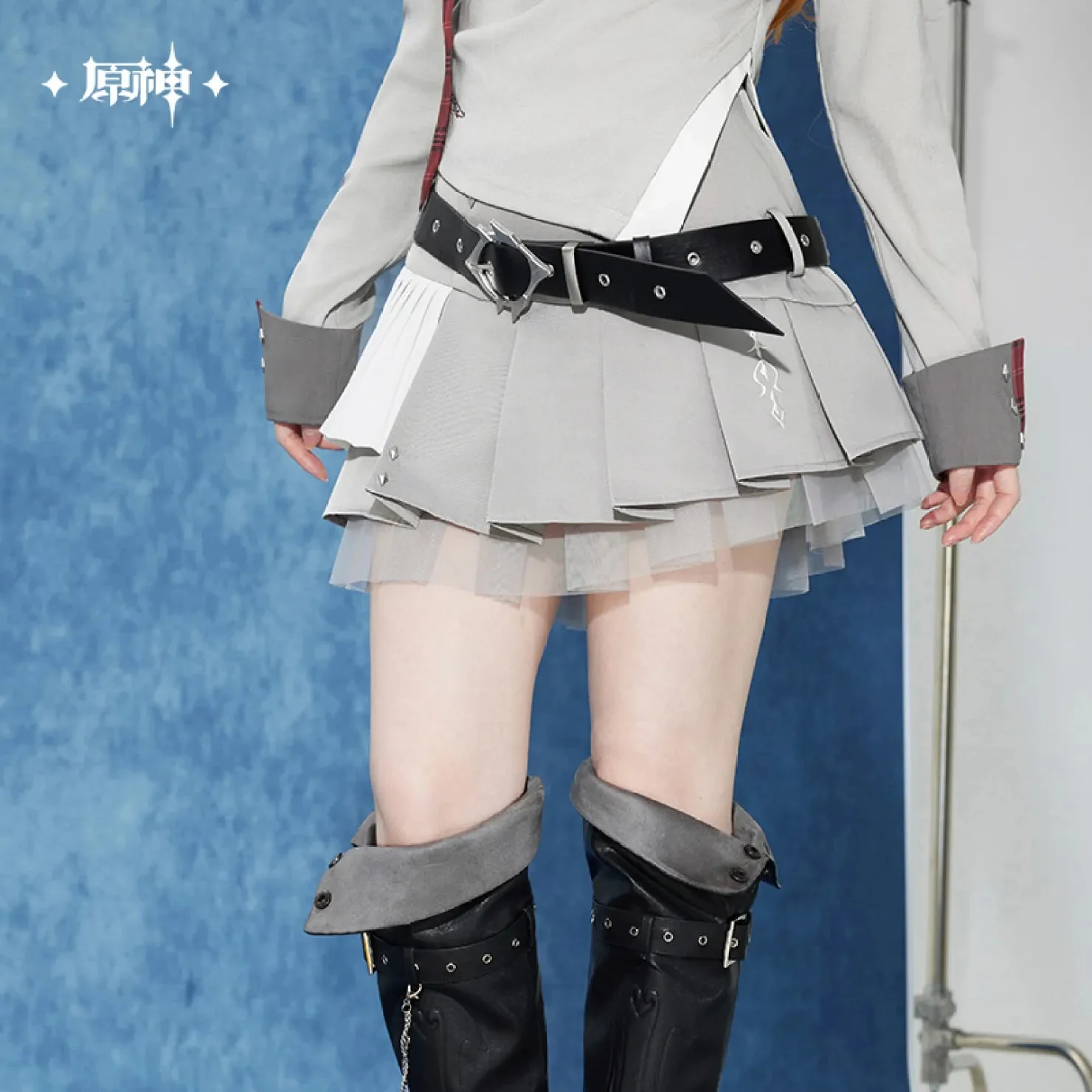 [OFFICIAL] Genshin Impact Tartaglia Impression Series Clothes - Pleated Skirt - Image 2