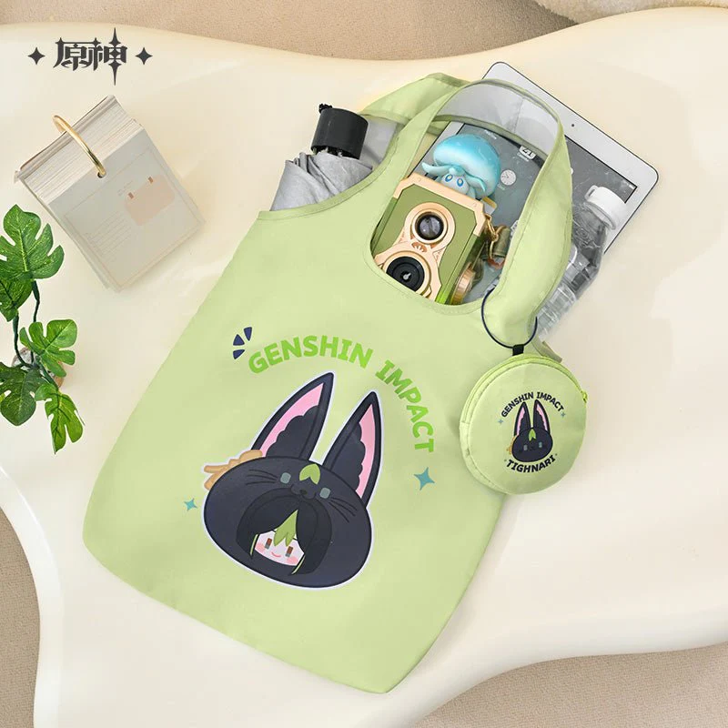 [OFFICIAL] Teyvat Zoo Series Folding Tote Bag With Coin Purse - Image 3