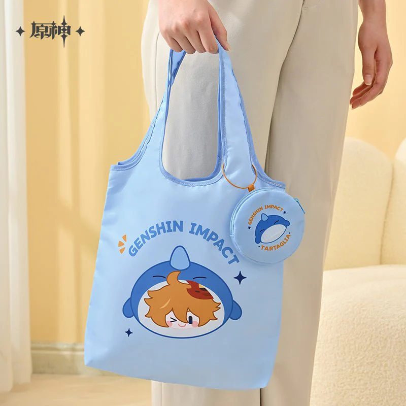 [OFFICIAL] Teyvat Zoo Series Folding Tote Bag With Coin Purse - Image 4