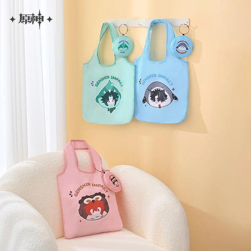 [OFFICIAL] Teyvat Zoo Series Folding Tote Bag With Coin Purse - Image 5
