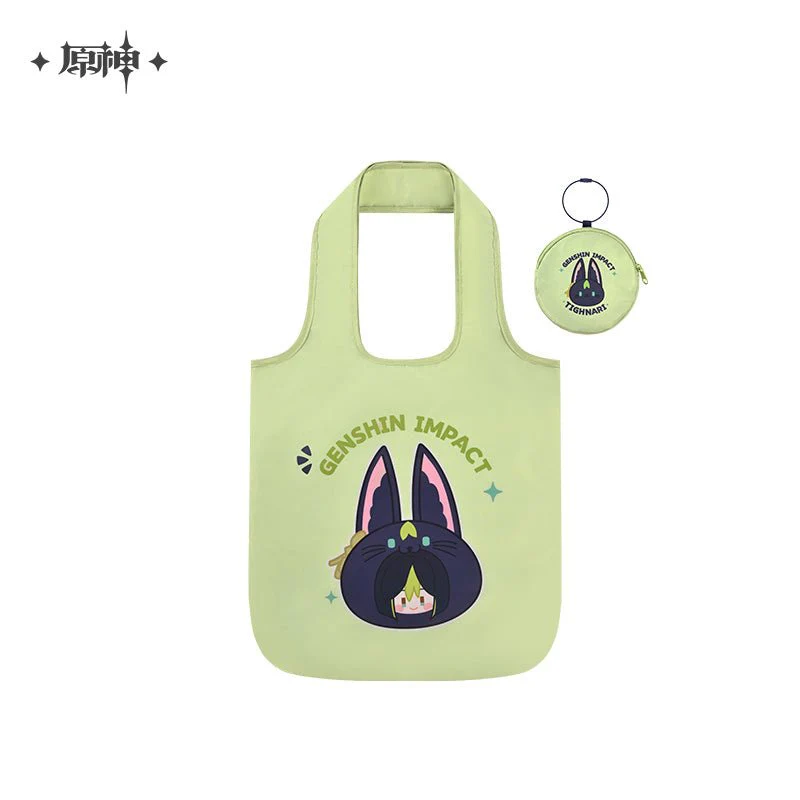 [OFFICIAL] Teyvat Zoo Series Folding Tote Bag With Coin Purse - Image 8