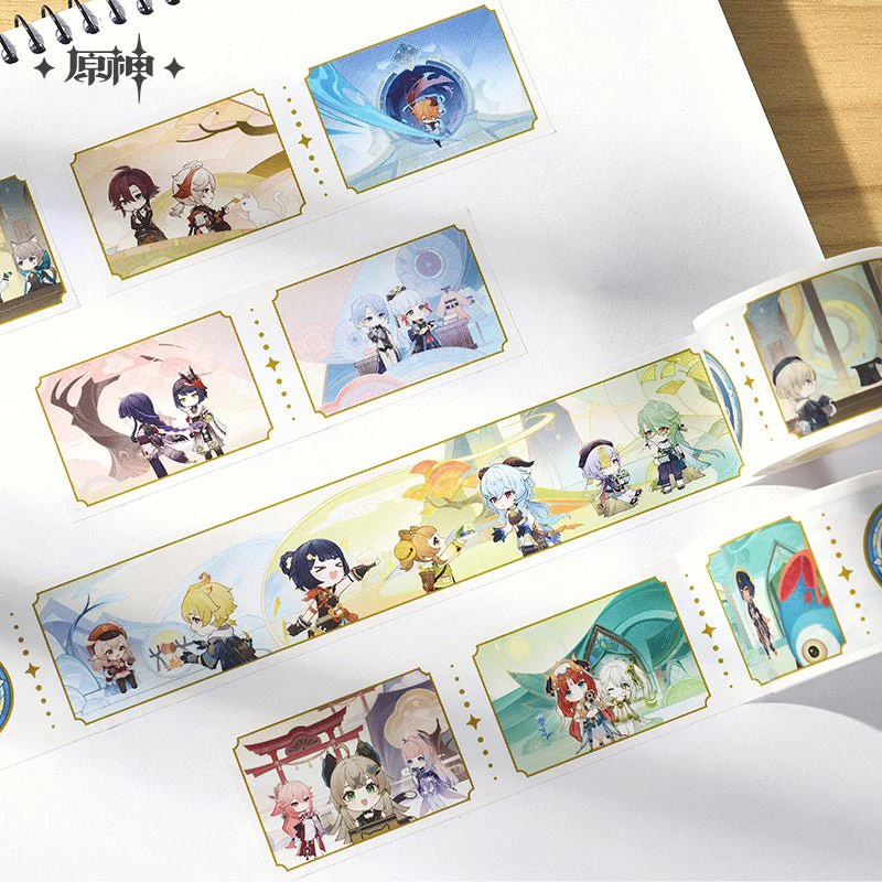 [OFFICIAL] Genshin Impact Traveling With The Stars Series Washi Tape - Image 3