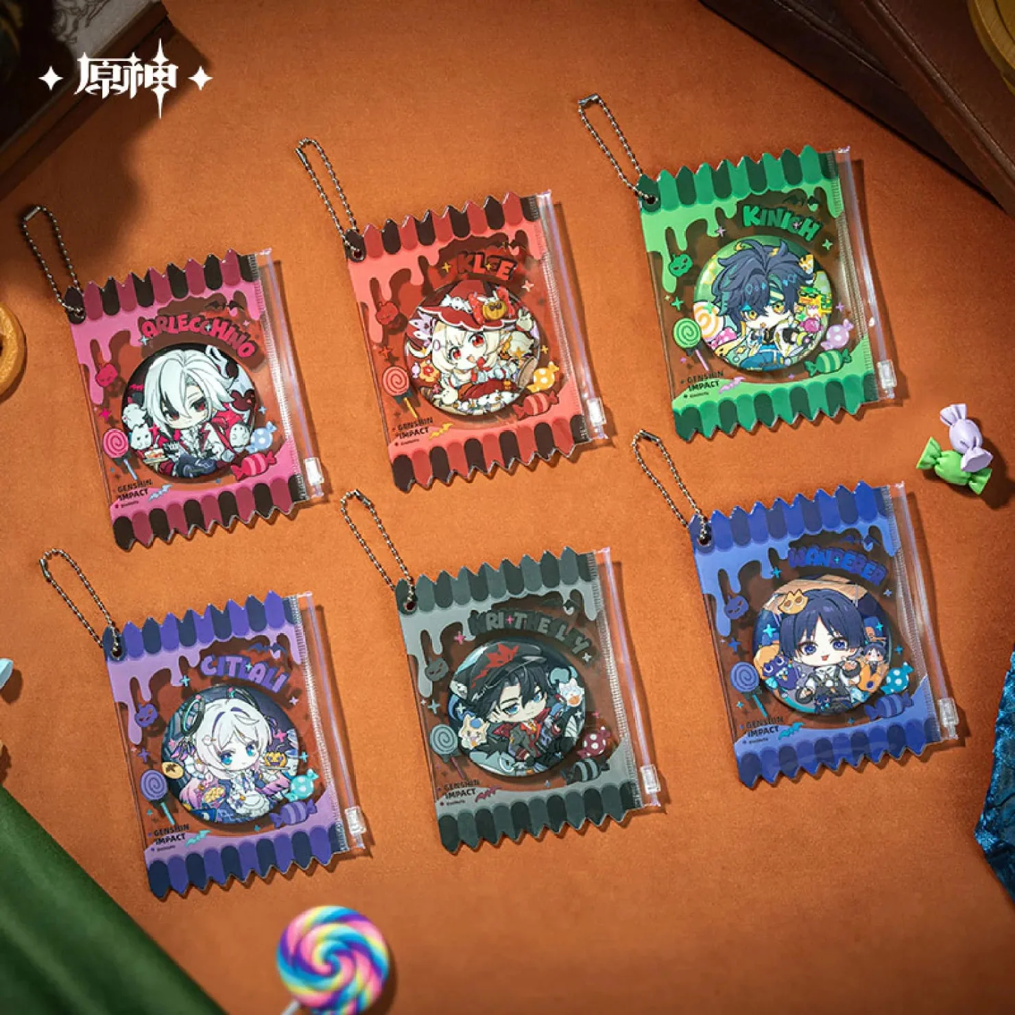 [OFFICIAL] Genshin Impact Twilight Whimsy Series Badge and Badge Protector