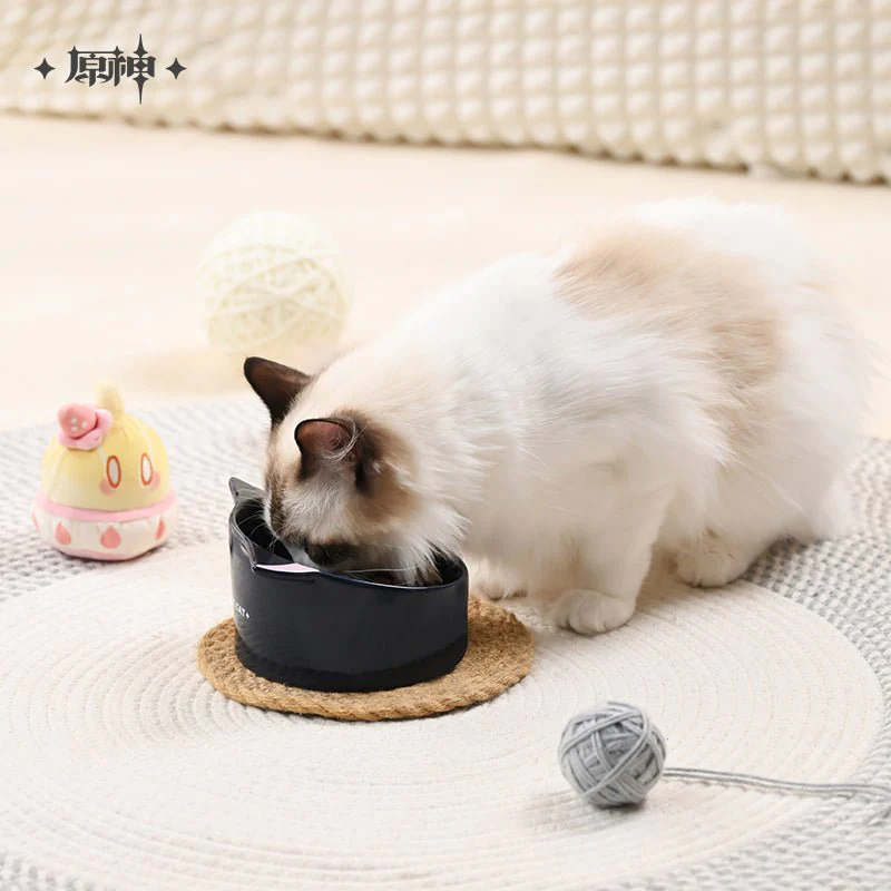 [OFFICIAL] Wanderer Fairytale Cat Series Household Ceramic Pet Bowl - Image 3