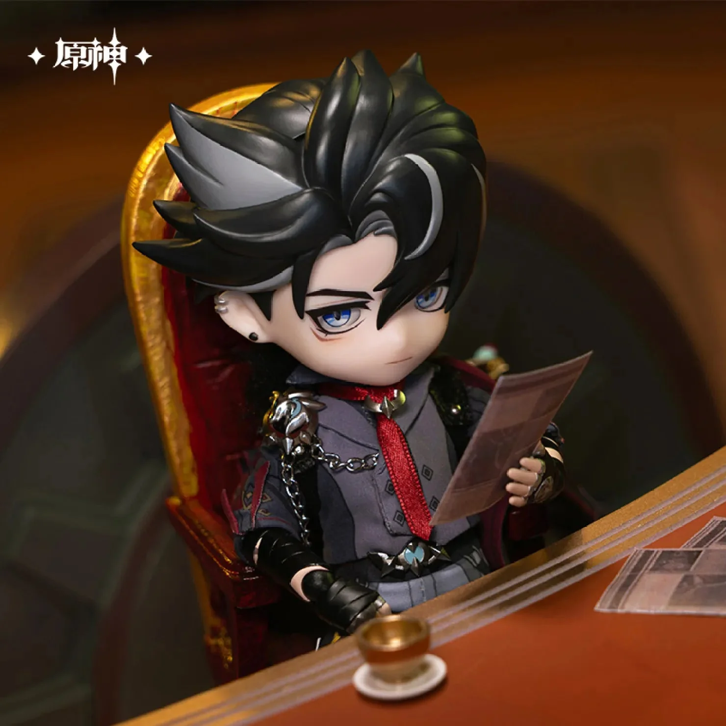 [OFFICIAL] Genshin Impact Wriothesley Action Nendoroid Figure Doll - Image 3