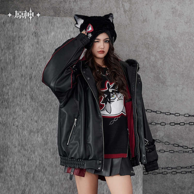 [OFFICIAL] Genshin Impact Wriothesley Impression Series Apparel and Accessories - Cotton Padding PU Hooded Jacket - Image 4