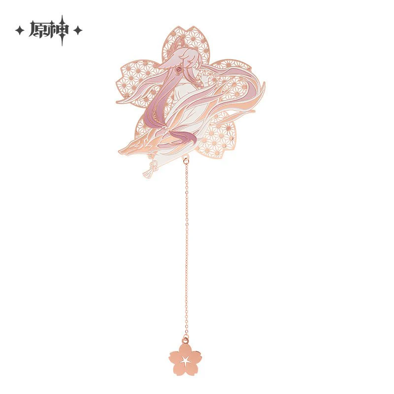 [OFFICIAL] Yae Miko Impression Series - Metal Bookmark / Keychain - Image 6