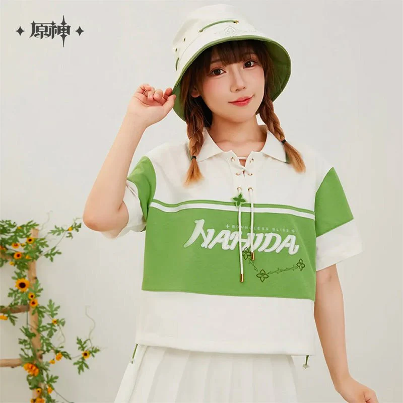 [OFFICIAL] Genshin Nahida Impression Apparel Series - Polo Shirt - Image 3