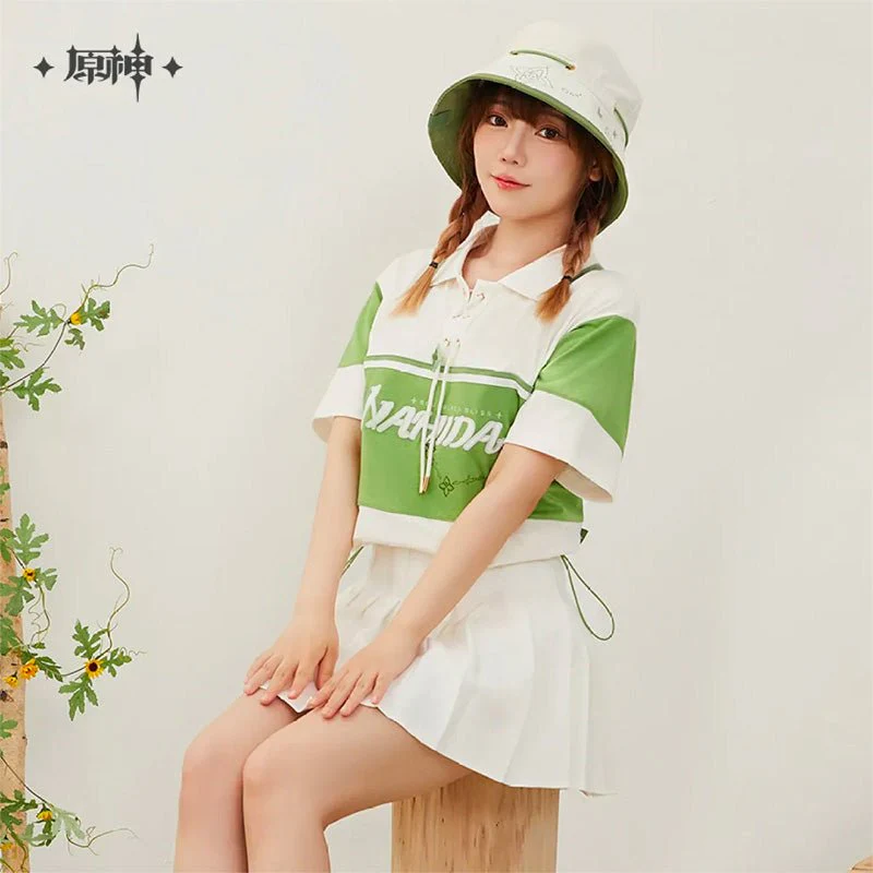 [OFFICIAL] Genshin Nahida Impression Apparel Series - Polo Shirt - Image 4