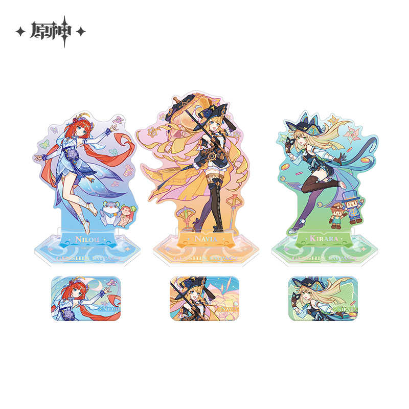 [OFFICIAL] Summertide Scales and Tales Themed Badge and Stand Figure
