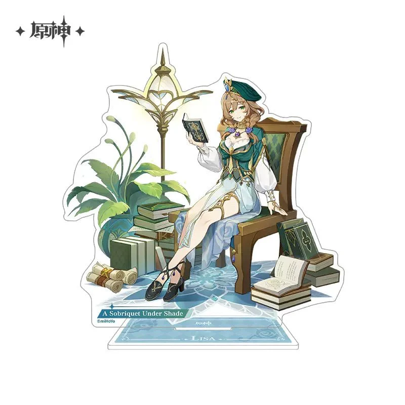 [OFFICIAL] Genshin Teyvat Fashion Theme Stand Figure and Badge - Image 13