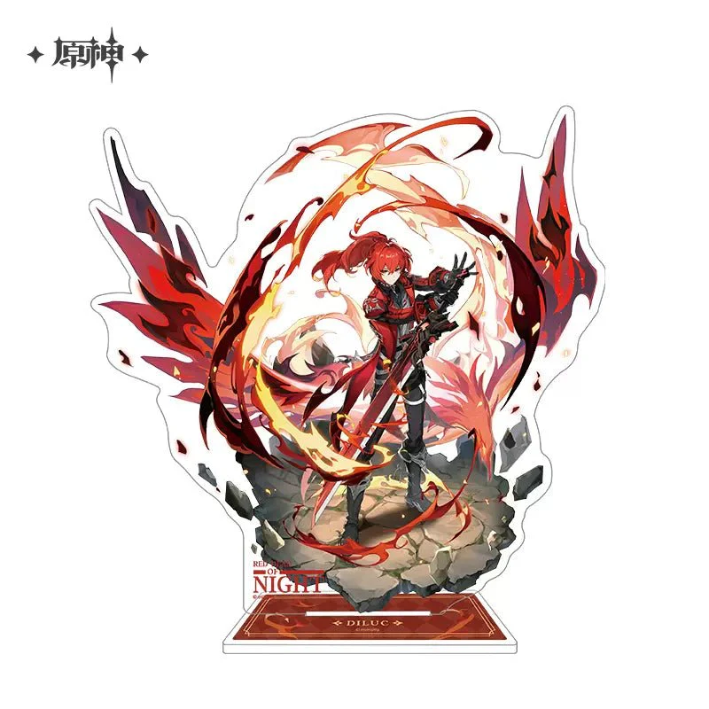 [OFFICIAL] Genshin Teyvat Fashion Theme Stand Figure and Badge - Image 3