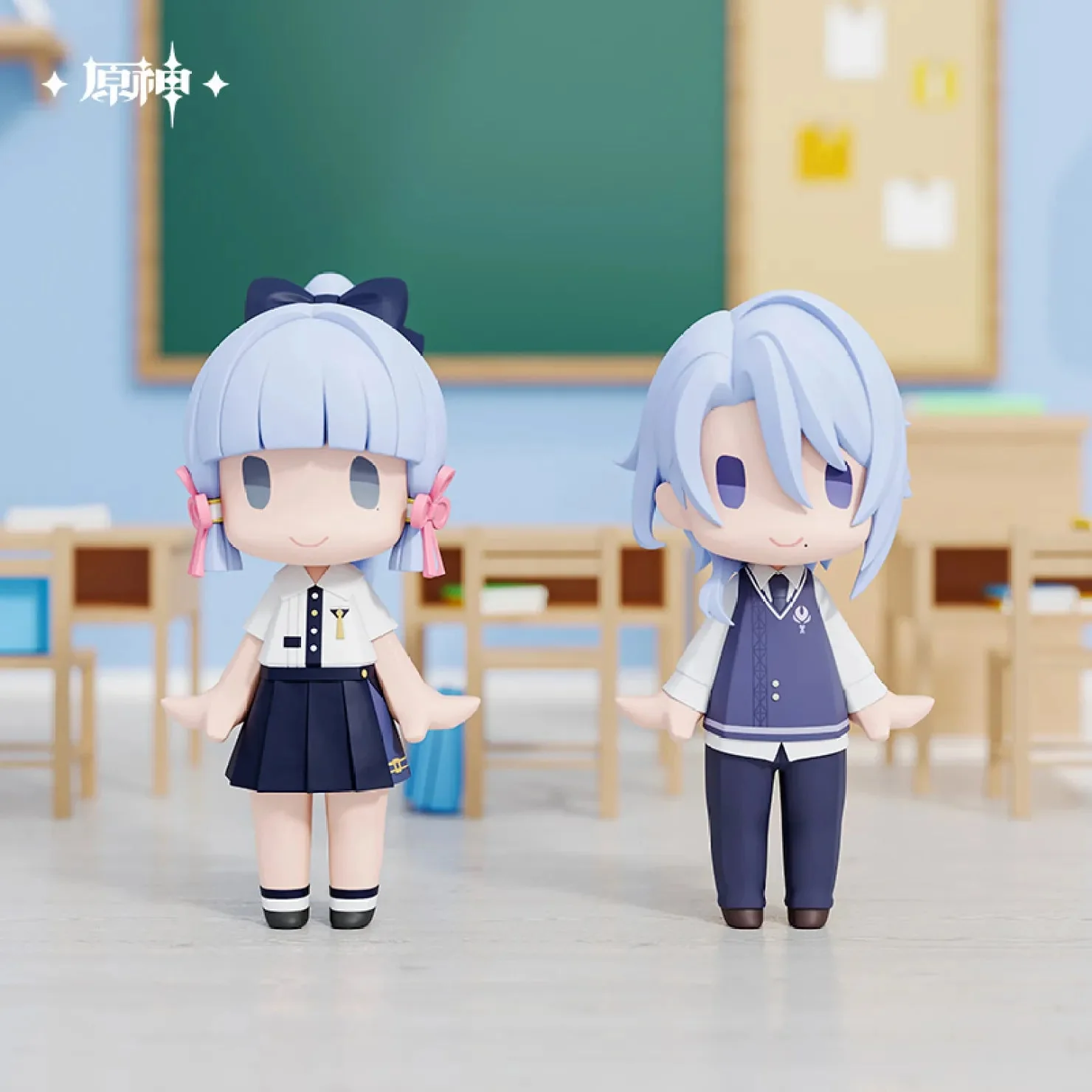 [OFFICIAL] HELLO! GOOD SMILE Series Ayaka Chibi School Style Action Figure - Image 2