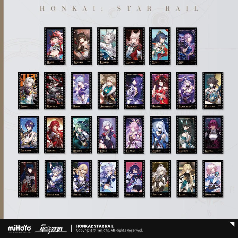 [OFFICIAL] Honkai Star Rail All Stars Series Imitation Film Cards