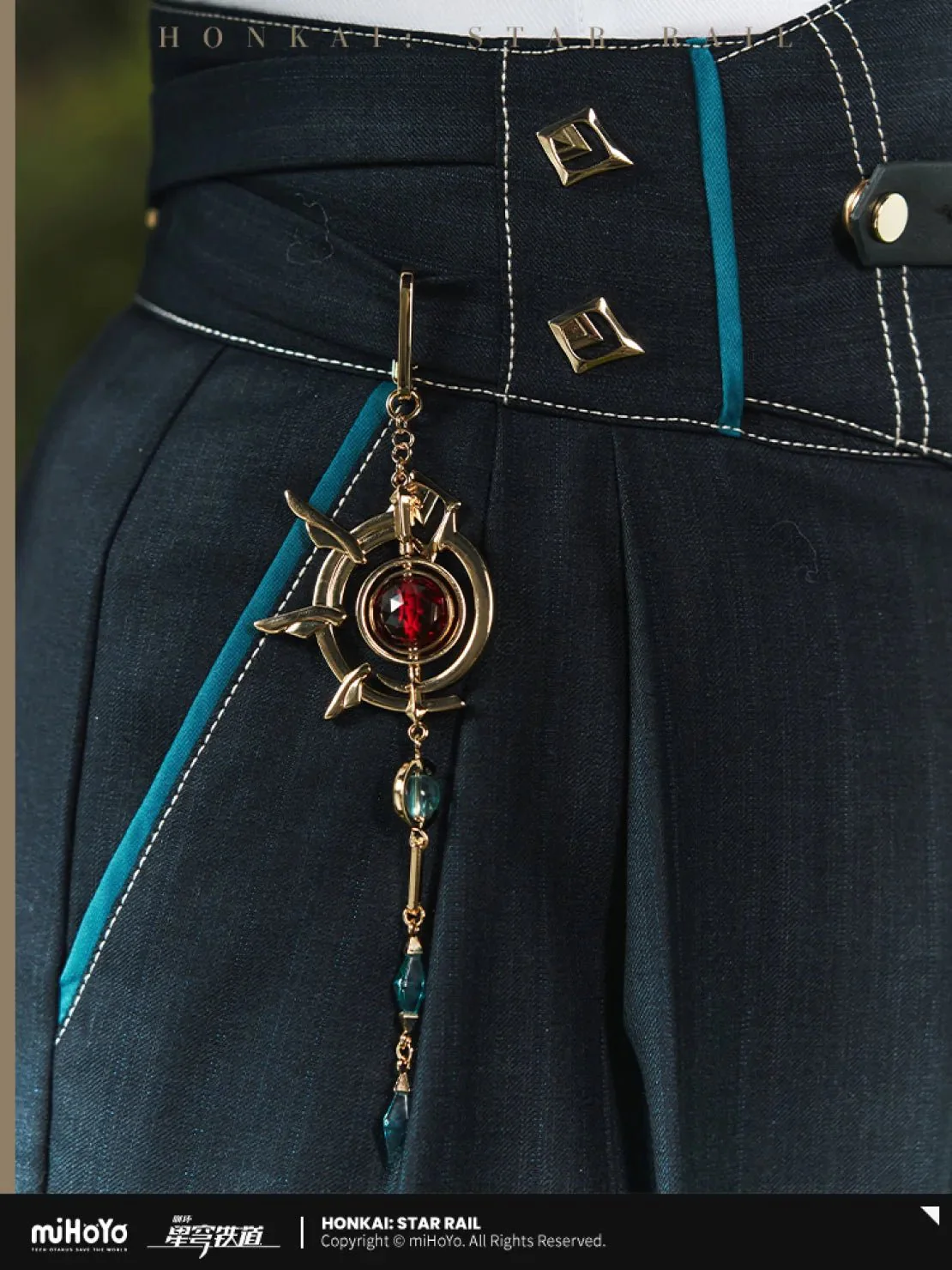 [OFFICIAL] Honkai Star Rail Anaxa Impression Series Accessories - Metal Pendant - Image 4